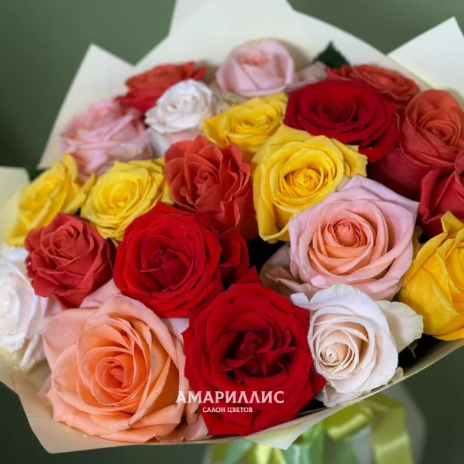 Моно из роз &laquo;Монпансье&raquo; 1