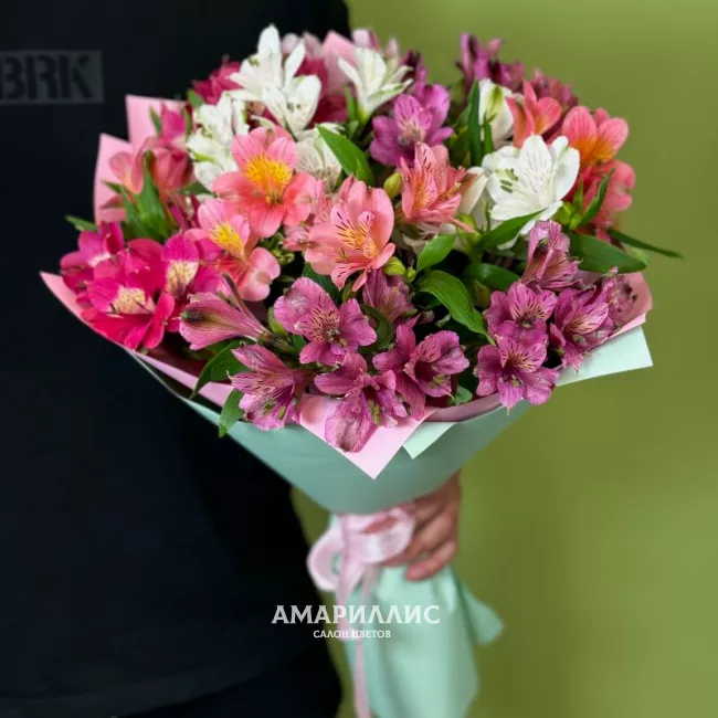 Микс из альстромерий &laquo;Краски&raquo;